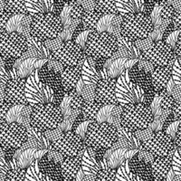 Doodle abstract colorful seamless pattern. Hand drawn background. vector