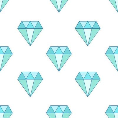 Abstract diamond seamless pattern. Geometric background.