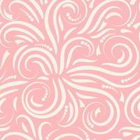 Abstract  hand drawn doodle thin line wavy seamless pattern. Curly linear messy background. vector