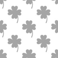 Clover seamless pattern. Floral background. vector