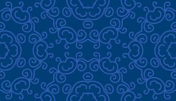 Abstract colorful doodle geometric flower seamless pattern. Floral background. Kaleidoscope mosaic, geo tile of thin line ornament. vector