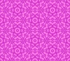 Abstract colorful doodle geometric flower seamless pattern. Floral background. Kaleidoscope mosaic, geo tile of thin line ornament. vector