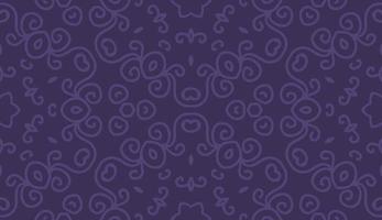 Abstract colorful doodle geometric flower seamless pattern. Floral background. Kaleidoscope mosaic, geo tile of thin line ornament. vector