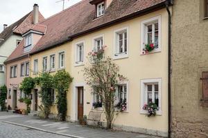 Rothenburg ob der Tauber, Northern Bavaria, Germany, 2014. Old houses