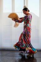 CALAHONDA, ANDALUCIA, SPAIN, 2017.  Flamenco Dancing photo
