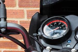 EAST GRINSTEAD, WEST SUSSEX, UK, 2009. Speedometer of a modern motorcycle