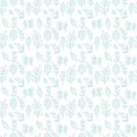 Tropical background with hand drawn palm leaves. Tropic seamless pattern. vector