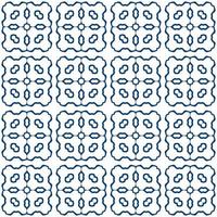 Abstract colorful doodle geometric flower seamless pattern. Floral background. Kaleidoscope mosaic, geo tile of thin line ornament. vector