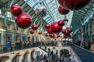 LONDON, UK, 2013. Christmas decorations in Covent Garden photo