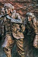 London, UK, 2012. Close-up of Part of the Battle of Britain Monument on the Embankment in London photo