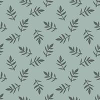 Tropical background with hand drawn palm leaves. Tropic seamless pattern. vector