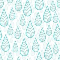 Colorful seamless pattern with rain drops. vector