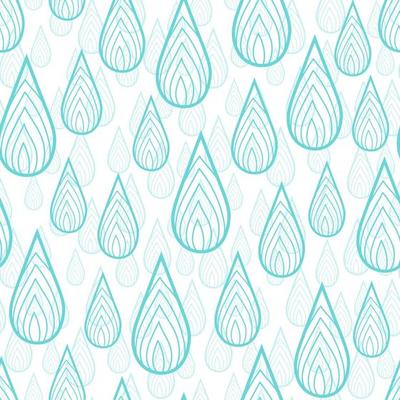 Colorful seamless pattern with rain drops.