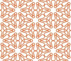 Abstract colorful doodle geometric flower seamless pattern. Floral background. Kaleidoscope mosaic, geo tile of thin line ornament. vector