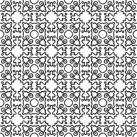 Abstract fantasy thin line seamless pattern. Geometric background. Creative wrapping paper. vector