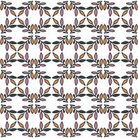 Floral seamless pattern with branches and leaves. vector