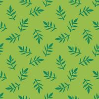 Tropical background with hand drawn palm leaves. Tropic seamless pattern. vector