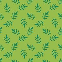 Tropical background with hand drawn palm leaves. Tropic seamless pattern. vector