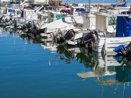 MARBELLA, ANDALUCIA, SPAIN, 2014.  Boats in the marina photo