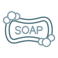 Soap Line Two Color Icon vector