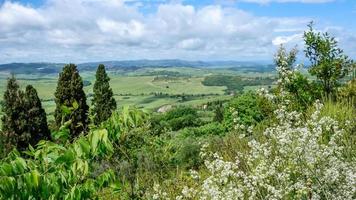 campiña de val d'orcia toscana foto