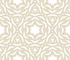 Abstract colorful doodle geometric flower seamless pattern. Floral background. Kaleidoscope mosaic, geo tile of thin line ornament. vector