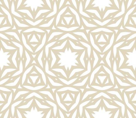 Abstract colorful doodle geometric flower seamless pattern. Floral background. Kaleidoscope mosaic, geo tile of thin line ornament.