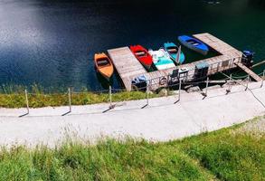 boat at the pier photo