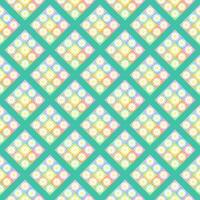 Seamless background with multicolored floral patterns on green background. vector
