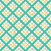 Seamless background with multicolored floral patterns on green background. vector