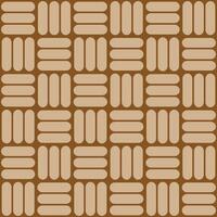 seamless background with brown weave pattern vector