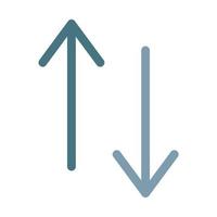 Swap Line Two Color Icon vector