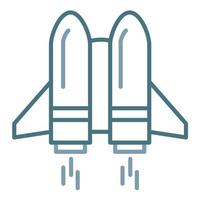 Jetpack Line Two Color Icon vector