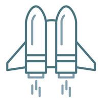 Jetpack Line Two Color Icon vector