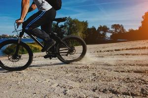 man on a bicycle photo