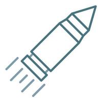 Bullet Line Two Color Icon vector