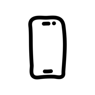 Smartphone simple vector icon