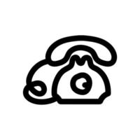 Simple vector icon landline phone