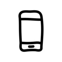 icono de vector simple de teléfono inteligente