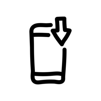 Smartphone simple vector icon