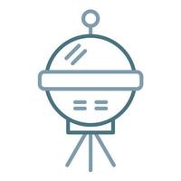 Space Probe Line Two Color Icon vector