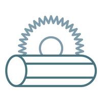 Lumber Line Two Color Icon vector