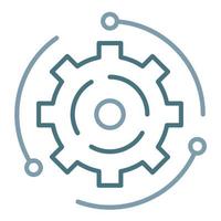 Automate Line Two Color Icon vector