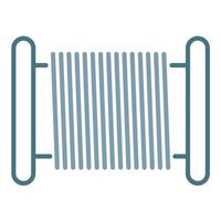 Cable Roll Line Two Color Icon vector