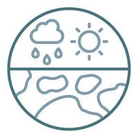 Climatization Line Two Color Icon vector