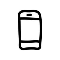 icono de vector simple de teléfono inteligente