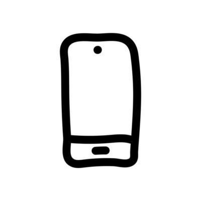 Smartphone simple vector icon