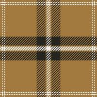 Plaid pattern design with brown color background.  Texture for shirt, clothes, dresses and other textile design vector