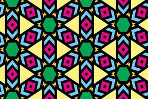 colourfull geometric shape pattern for background vector
