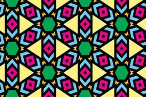 colourfull geometric shape pattern for background vector